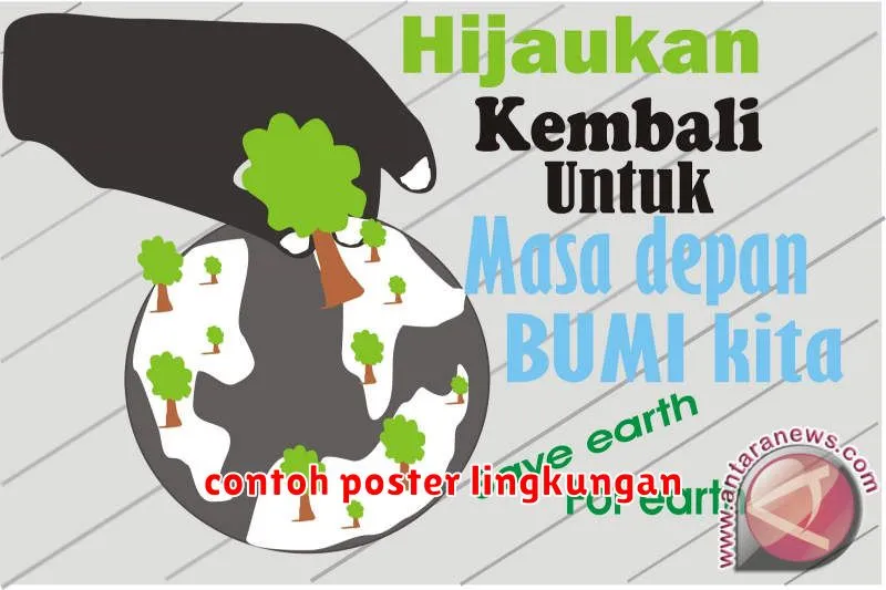 contoh poster lingkungan