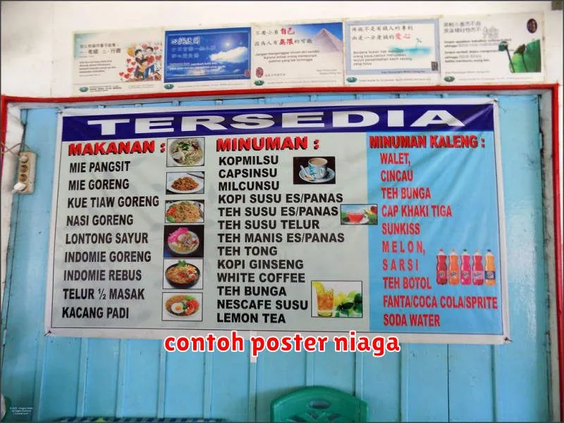 contoh poster niaga