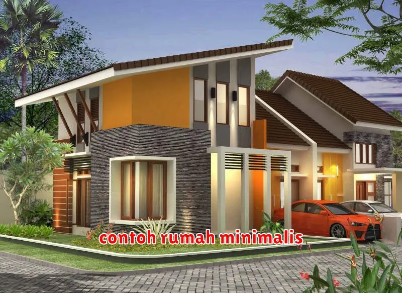 contoh rumah minimalis