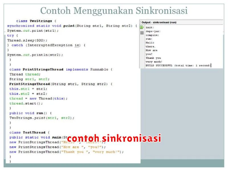 contoh sinkronisasi