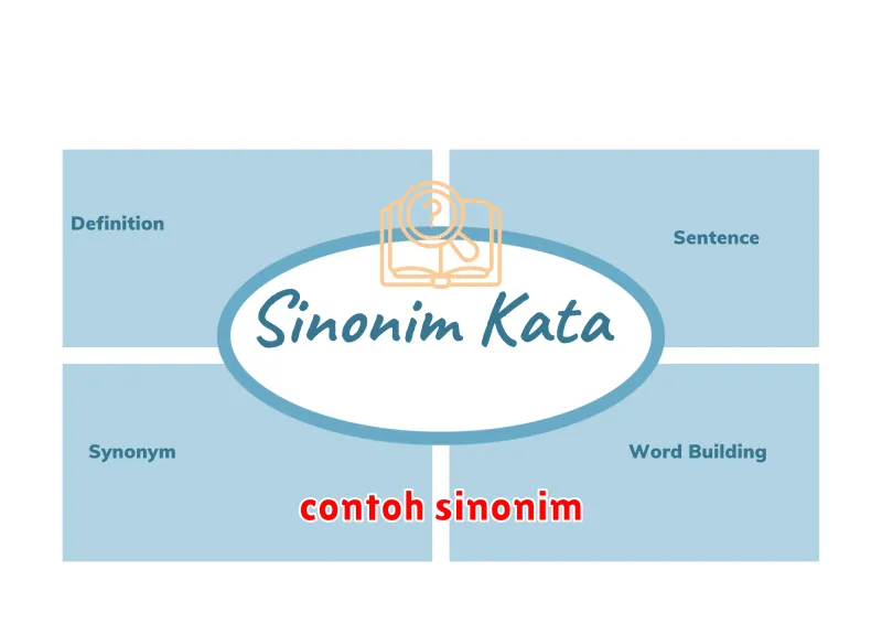 contoh sinonim