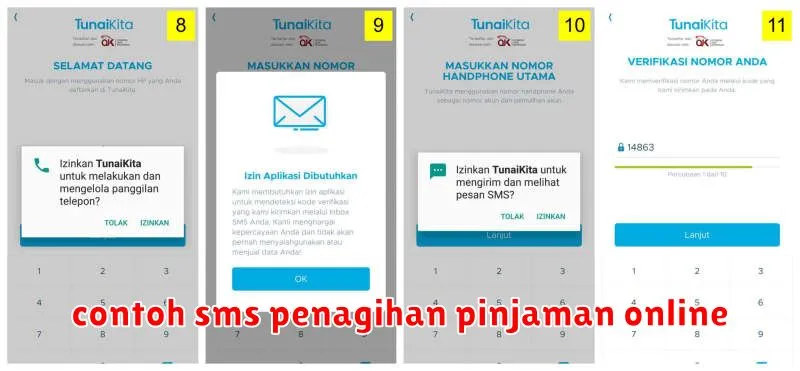 contoh sms penagihan pinjaman online