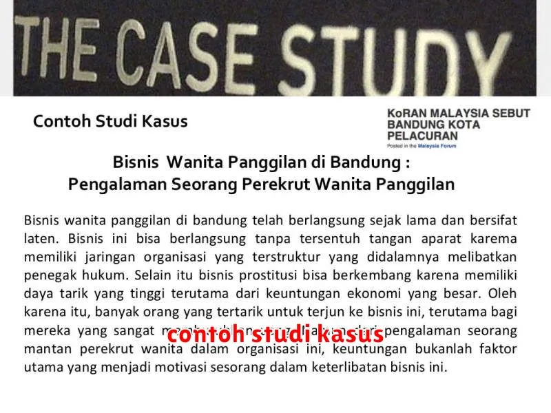 contoh studi kasus