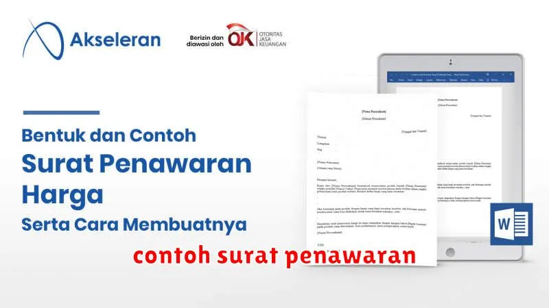 contoh surat penawaran