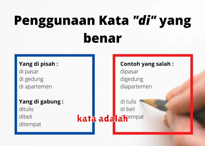 kata adalah