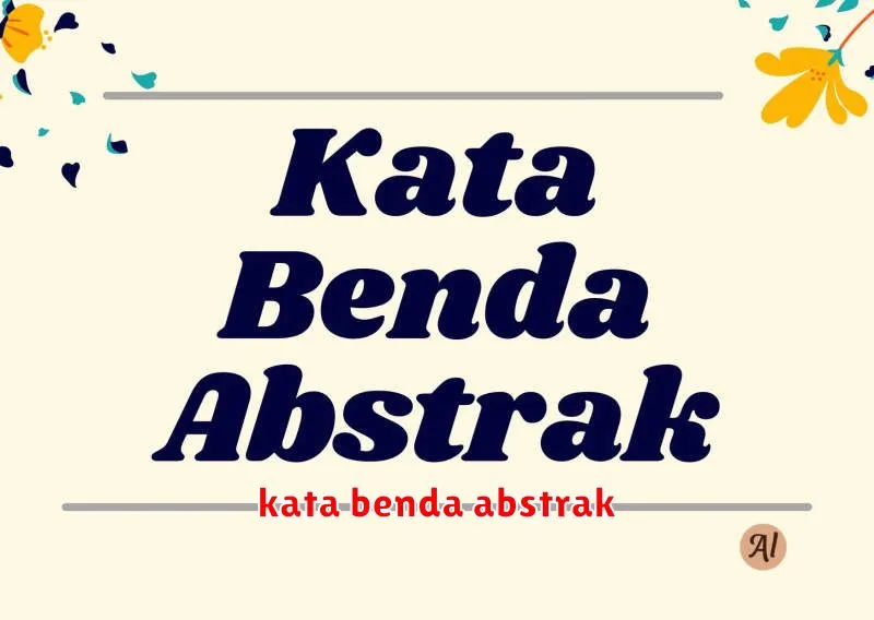 kata benda abstrak