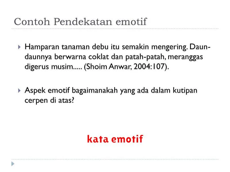 kata emotif