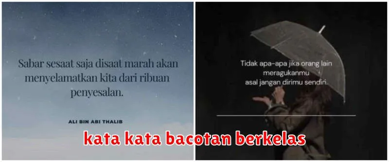 kata kata bacotan berkelas