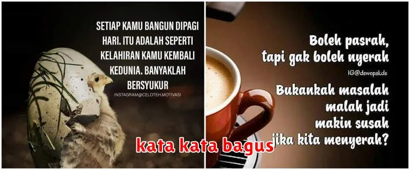 kata kata bagus