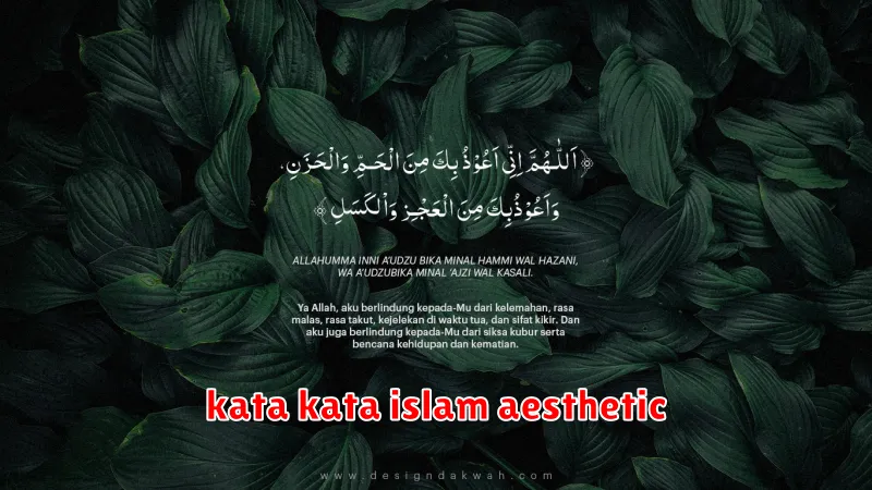 kata kata islam aesthetic