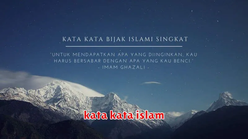 kata kata islam