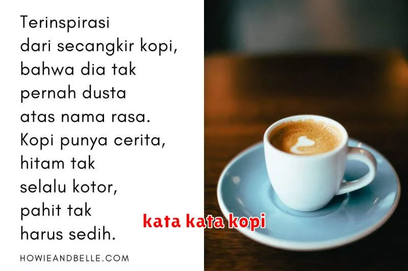 kata kata kopi