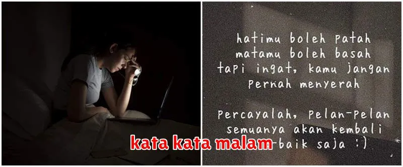 kata kata malam