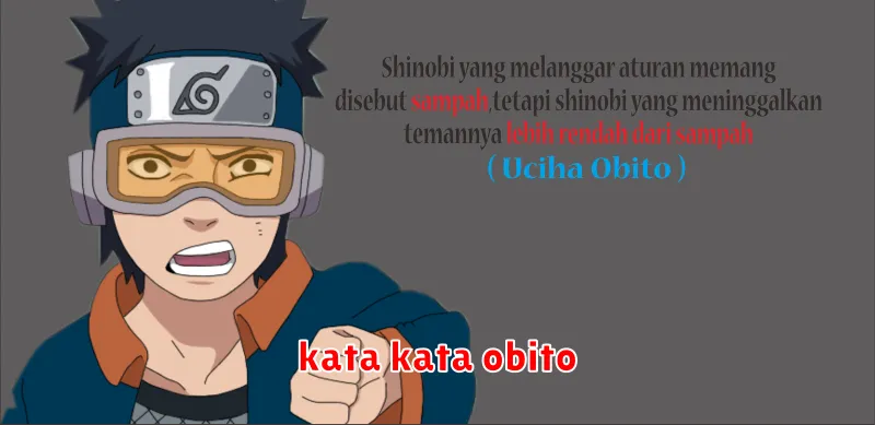 kata kata obito