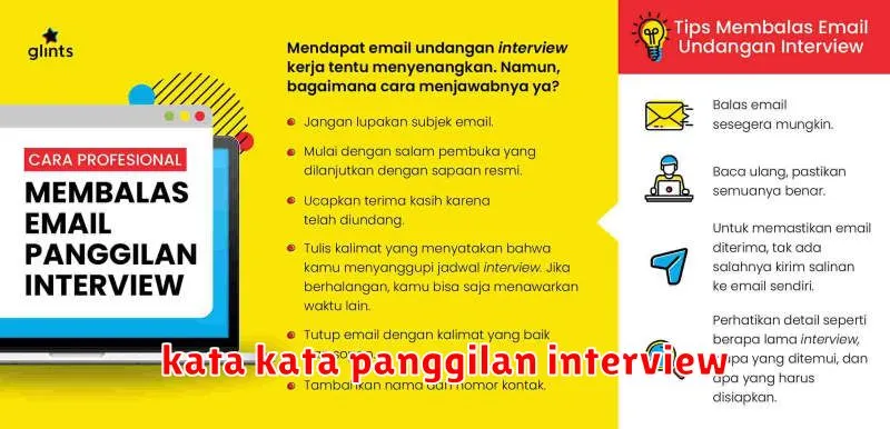 kata kata panggilan interview