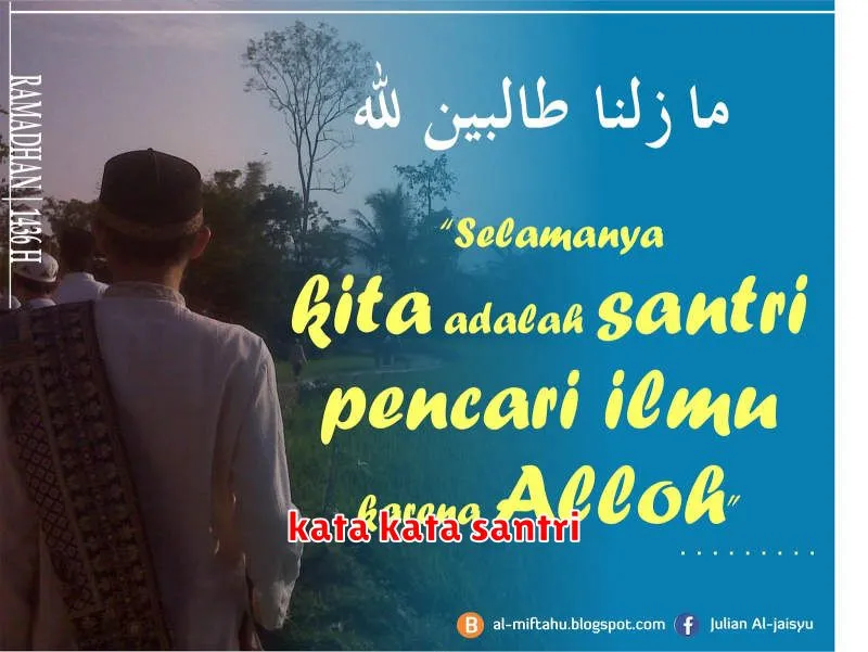 kata kata santri