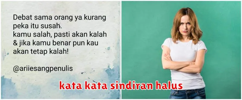 kata kata sindiran halus