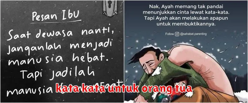 kata kata untuk orang tua