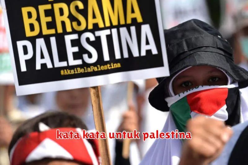 kata kata untuk palestina