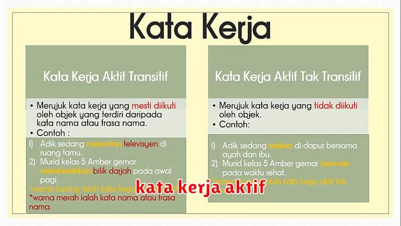 kata kerja aktif