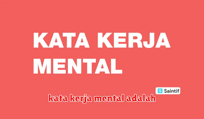 kata kerja mental adalah