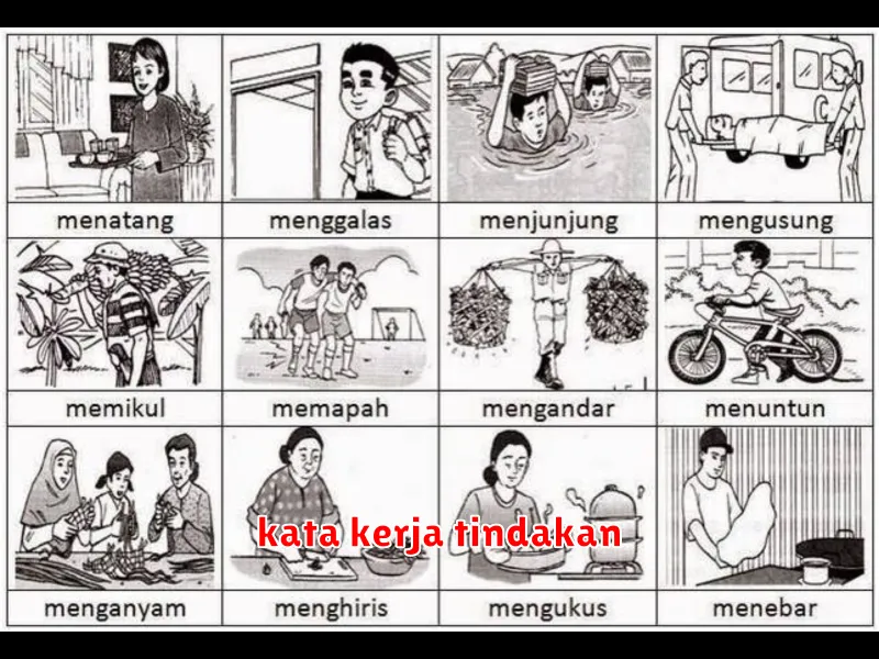 kata kerja tindakan