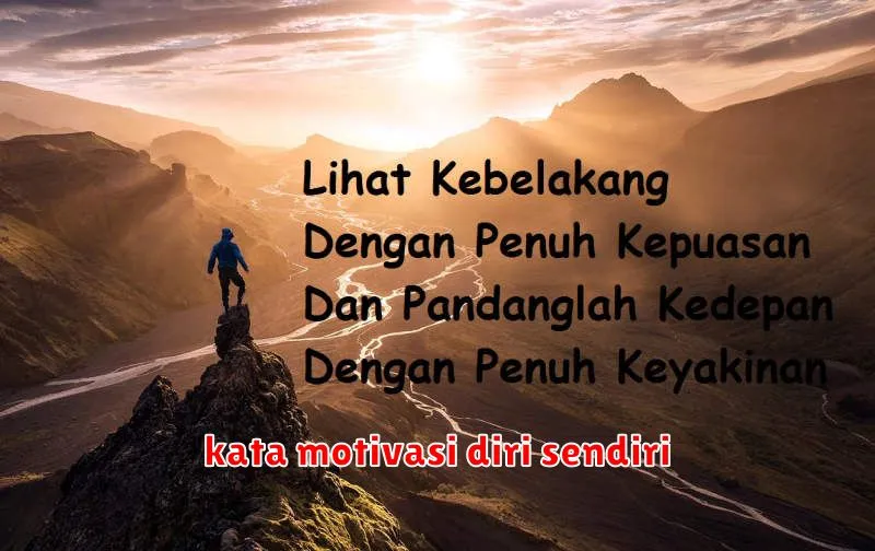 kata motivasi diri sendiri