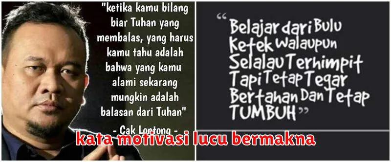 kata motivasi lucu bermakna