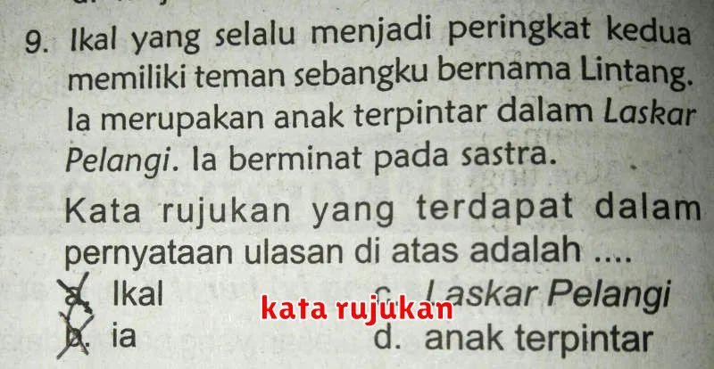 kata rujukan