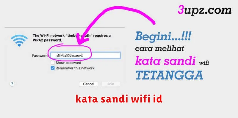 kata sandi wifi id