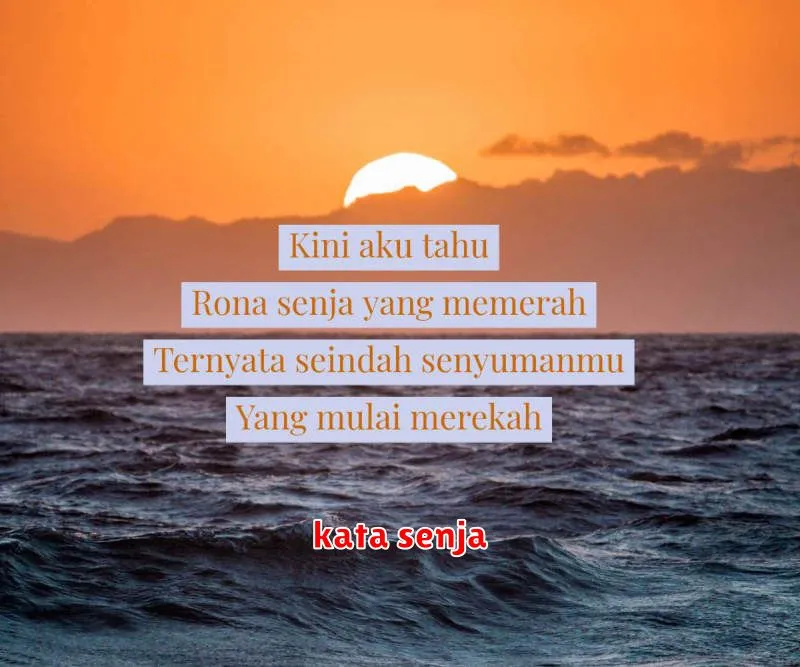 kata senja