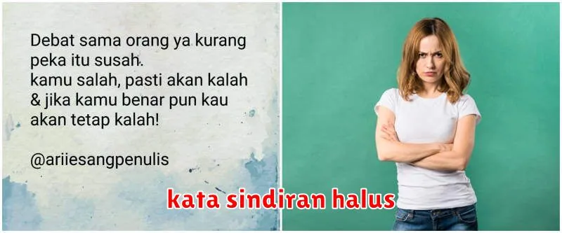 kata sindiran halus