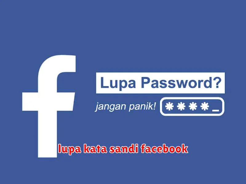 lupa kata sandi facebook