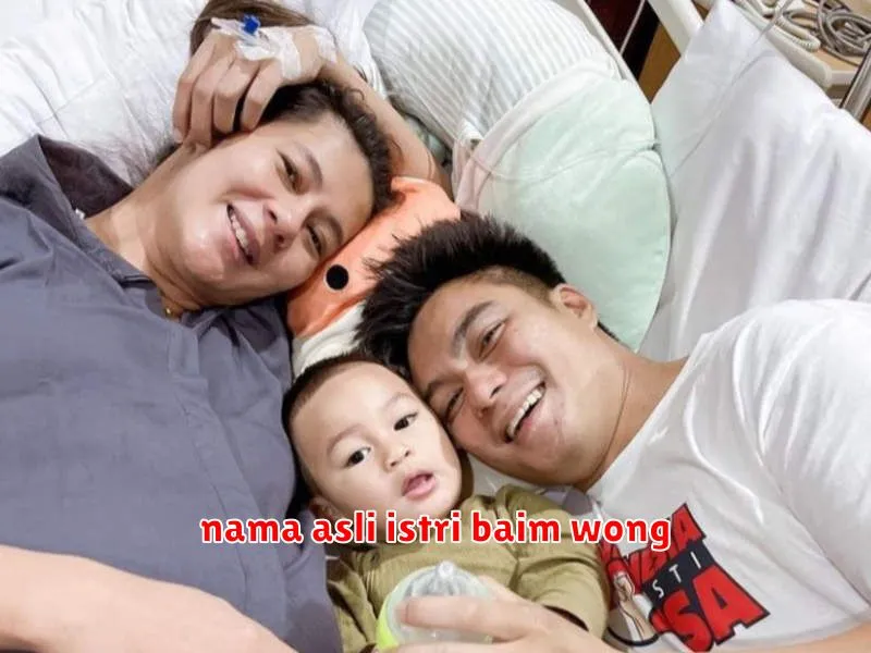 nama asli istri baim wong