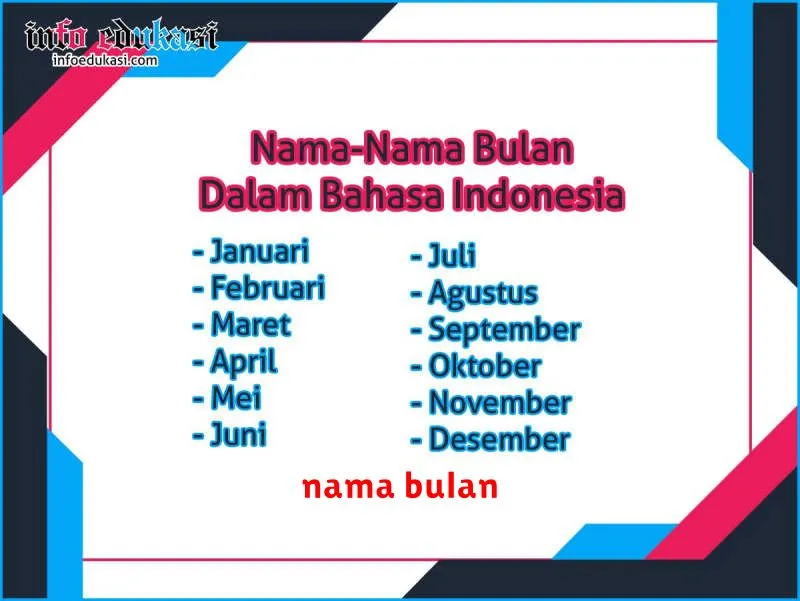 nama bulan