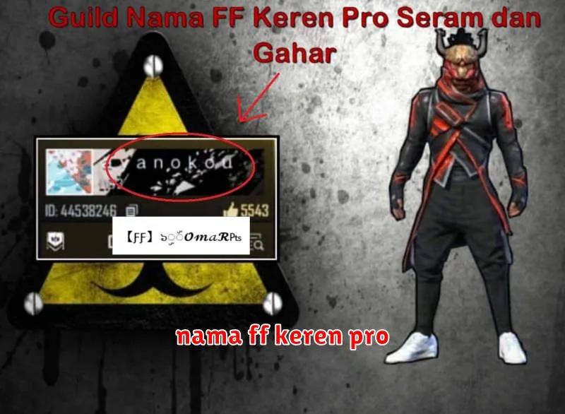 nama ff keren pro