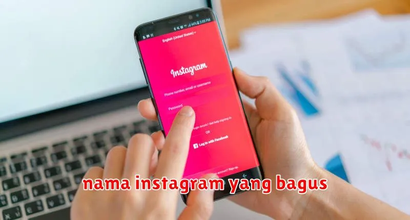 nama instagram yang bagus