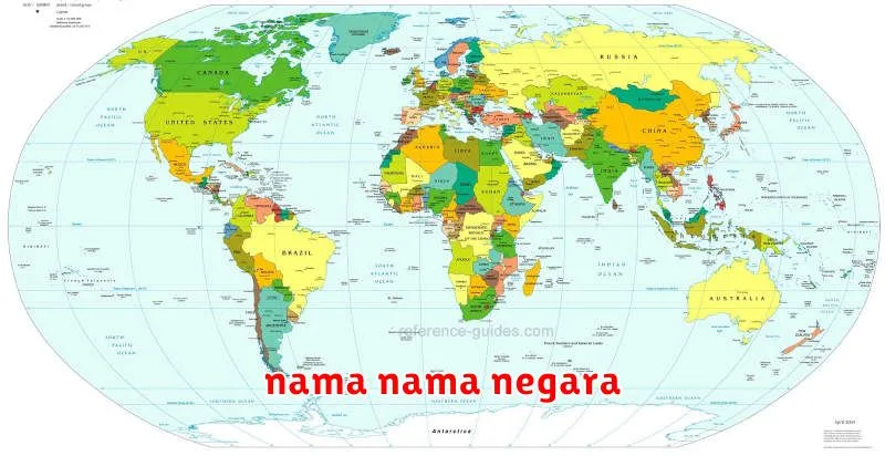 nama nama negara