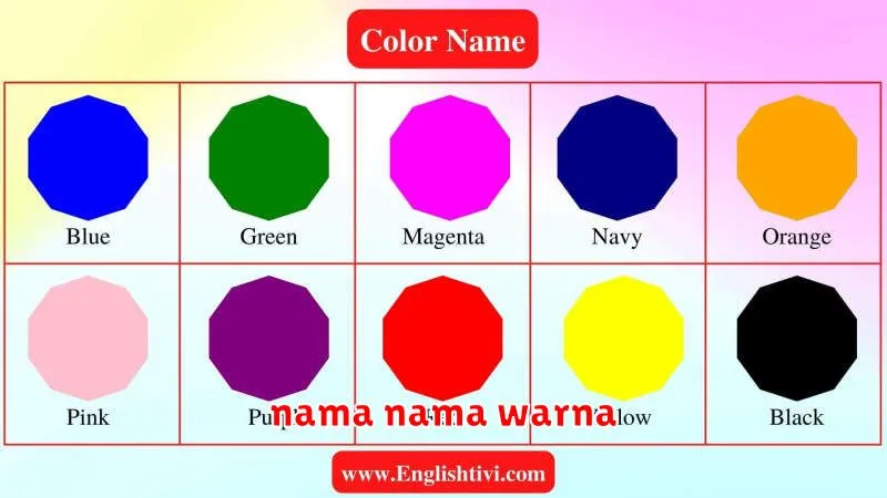 nama nama warna