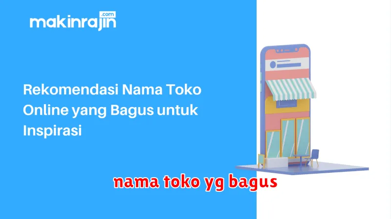 nama toko yg bagus