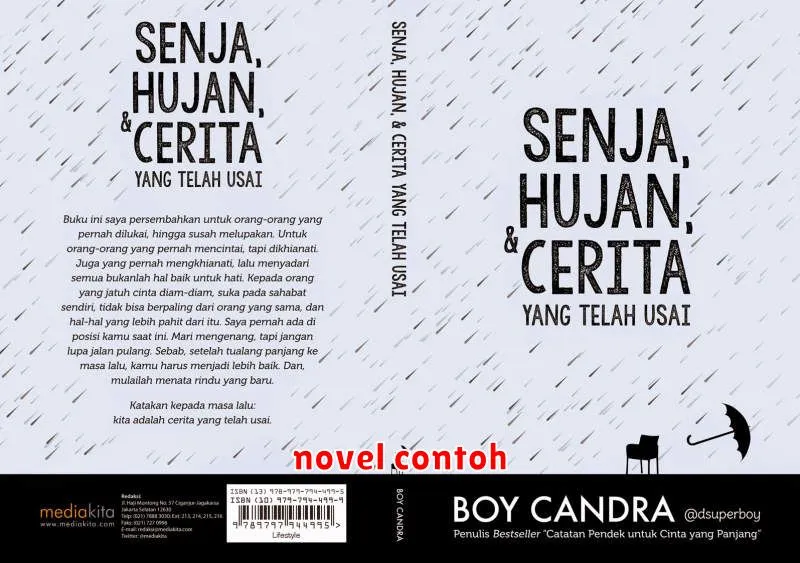 novel contoh