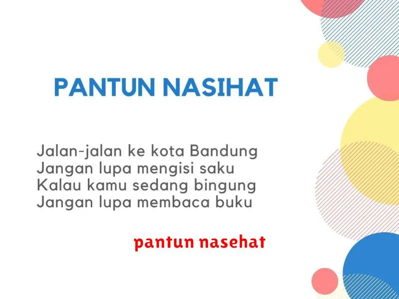 pantun nasehat