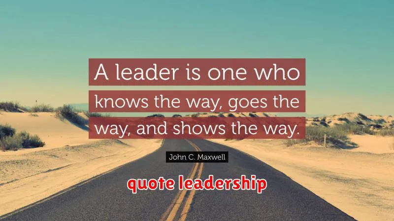 quote leadership