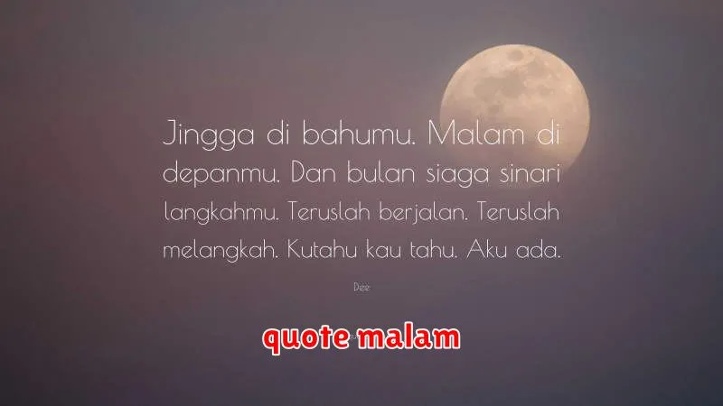 quote malam