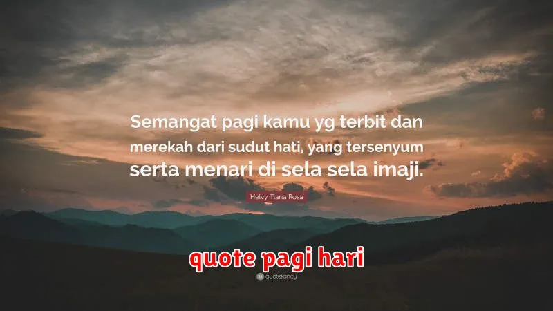 quote pagi hari