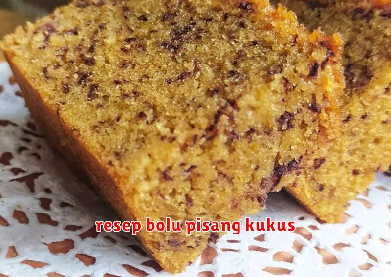 resep bolu pisang kukus