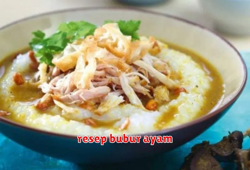 resep bubur ayam