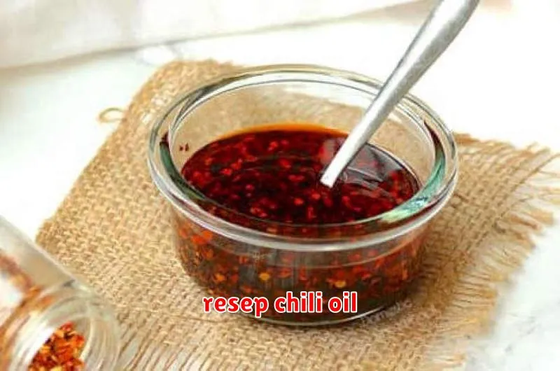 resep chili oil