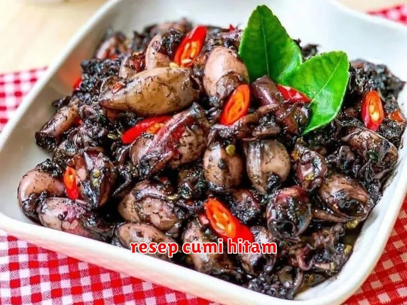 resep cumi hitam