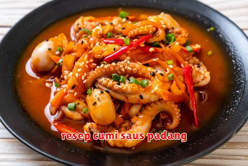 resep cumi saus padang